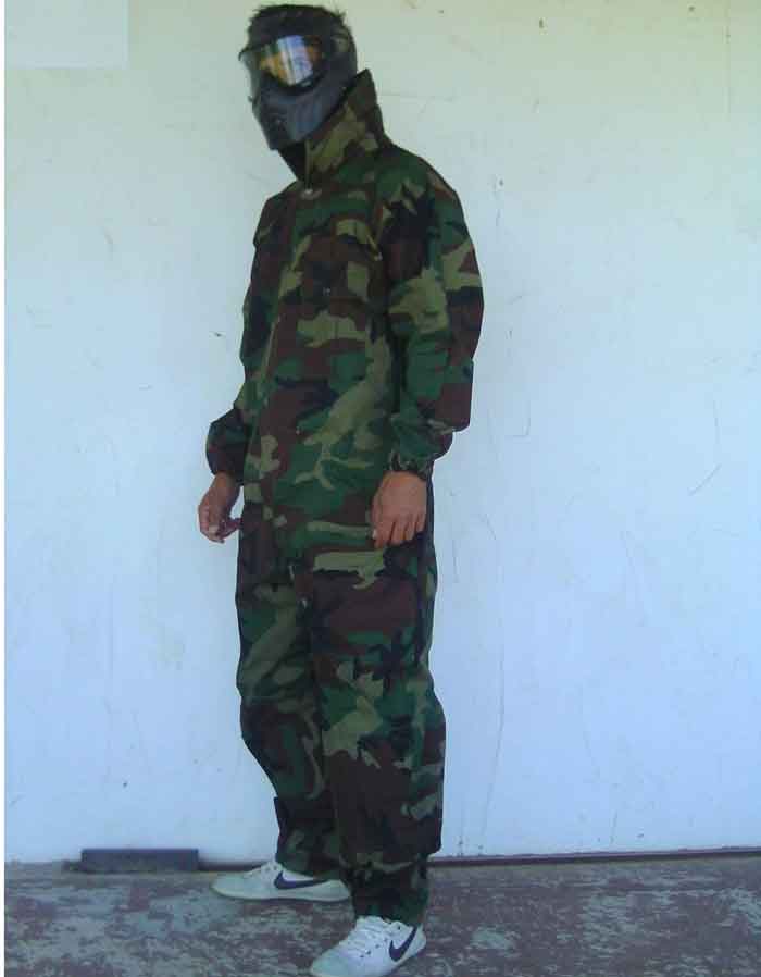 OVERALL CAMO ( Com protec��o de pesco�o)