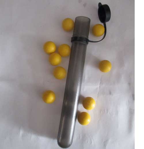 Tubo 10 de Bolas&Bolas Reutiliz�veis 10 Unid. Cal 0,68