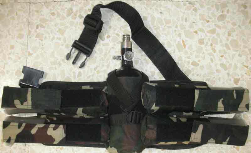 EXPLORATIO HARNESS REMOTE 4+1 HORIZONTAL CAMO