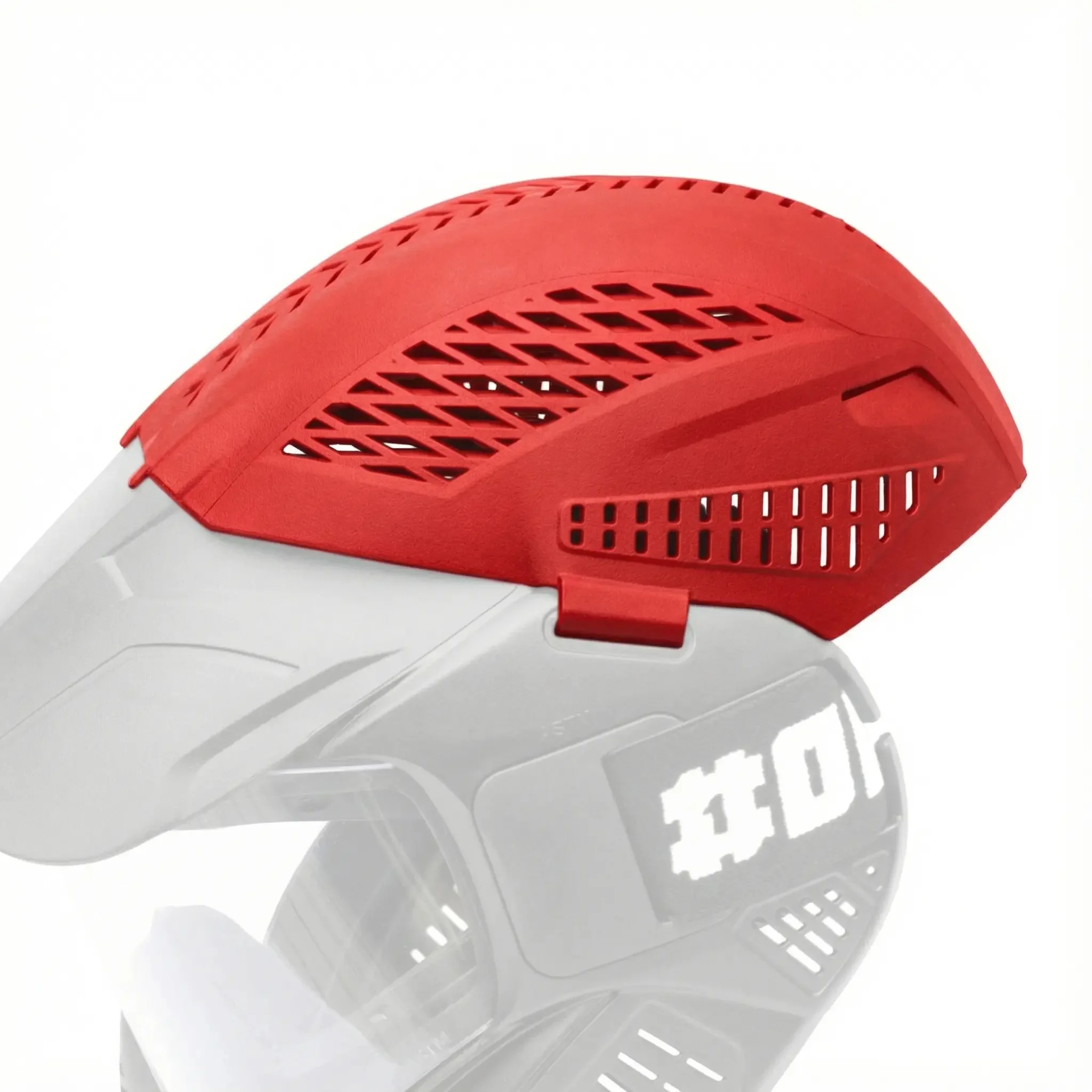 Kit de proteção completa para a cabeça, em vermelho, Máscara #ONE V3.