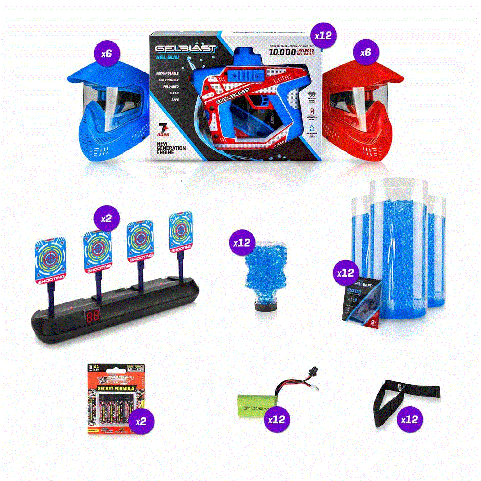 Field 12 x GelBlast Pro Pack - consult for price