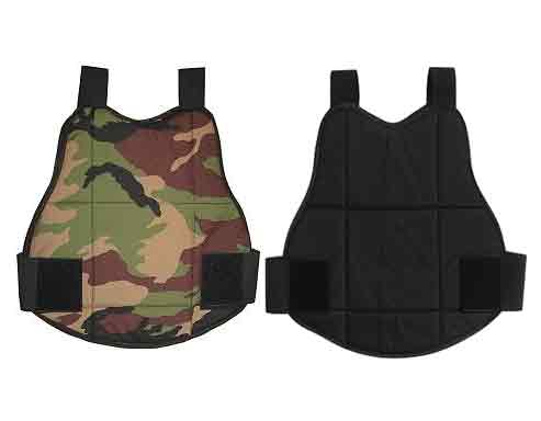 COLETE DE PROTECÇÃO REVERSIVEL CAMUFLADO/NEGRO